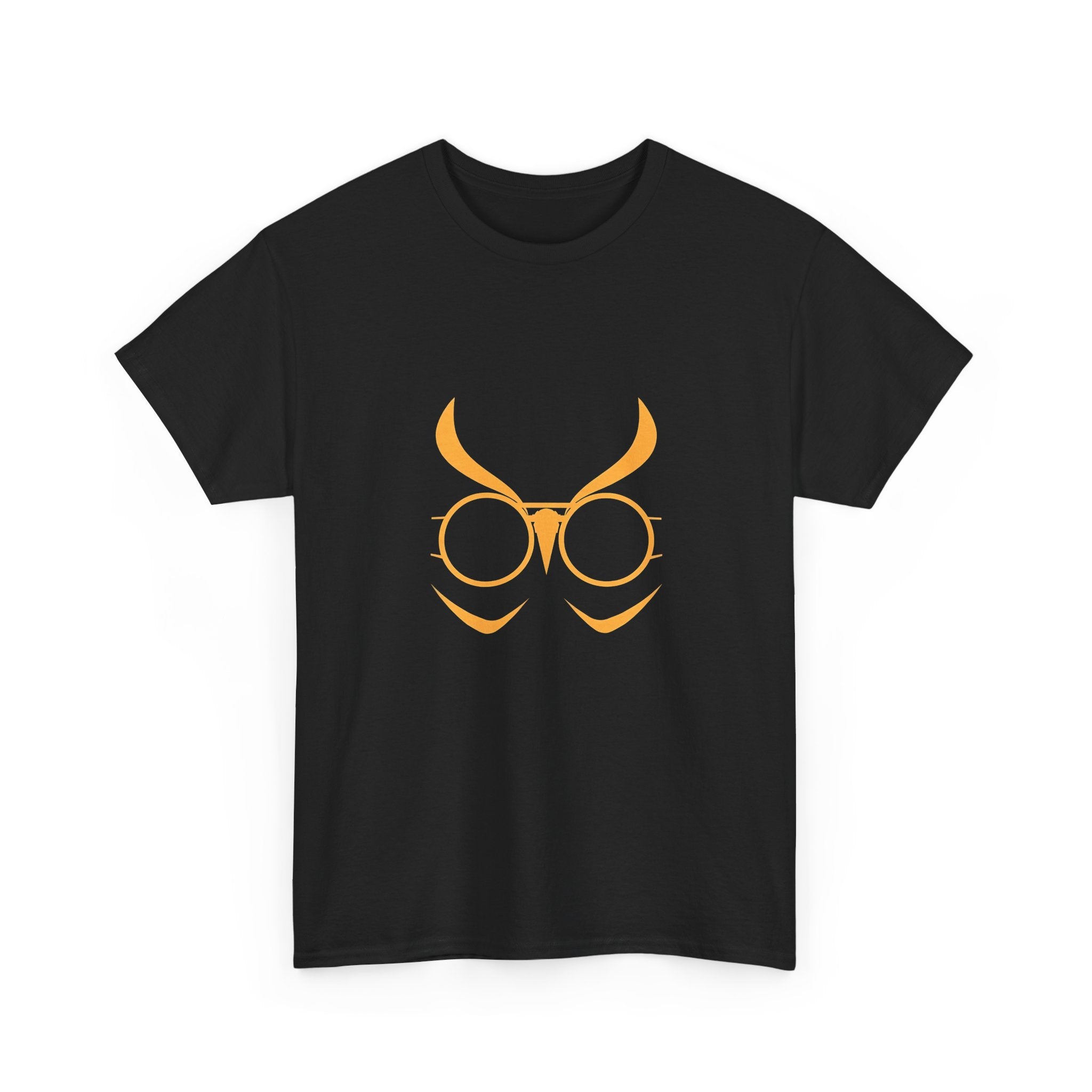 Court of Owls Graphic Tee — Absolute Batman Gold Owl Face T-Shirt