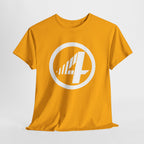 Fantastic Four Retro Logo T-Shirt — Minimalist Vintage Superhero Tee