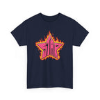 DC Teen titian Starfire Flaming Star Tee - Starfire graphical fanart T-shirt