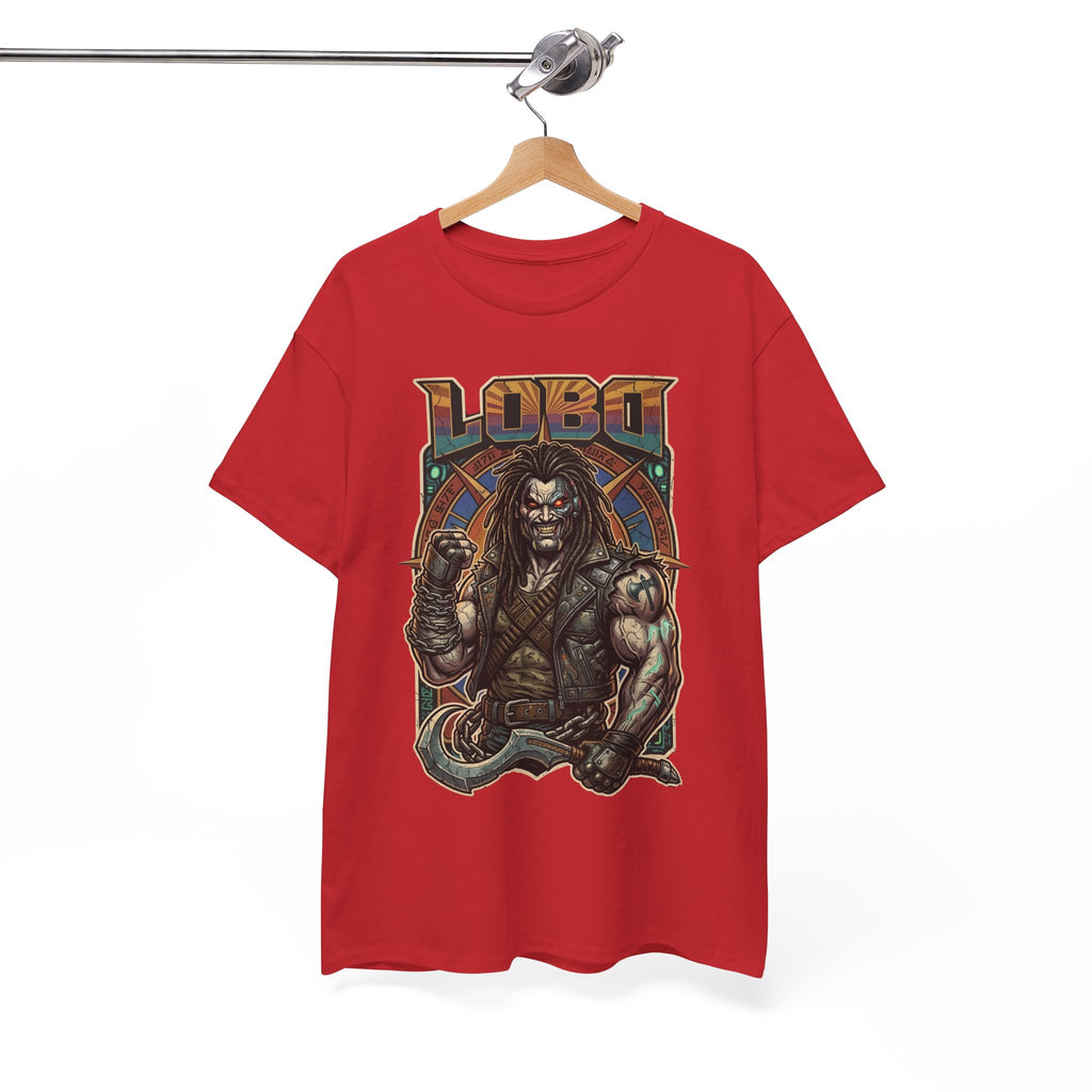 Lobo Warrior Graphic Tee – Jason Momoa’s DCU Czarnian Bounty Hunter T‑Shirt