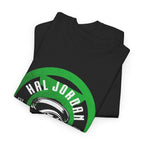 Green Lantern Hal Jordan Retro Logo Basketball T-Shirt