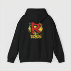 DC Robin Graffiti Hoodie — Dick Grayson "R" Street Art Pullover