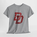 Marvel Daredevil movie Logo T‑Shirt — Distressed DD Superhero  unisex Tee