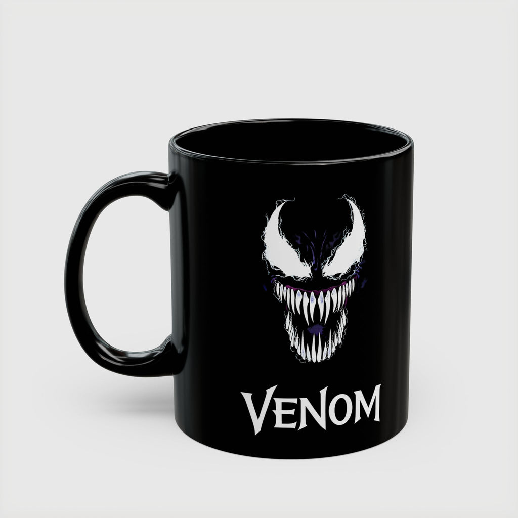 Eddie Brock Venom Symbiote Scream Black Coffee Mug - Drkheroz
