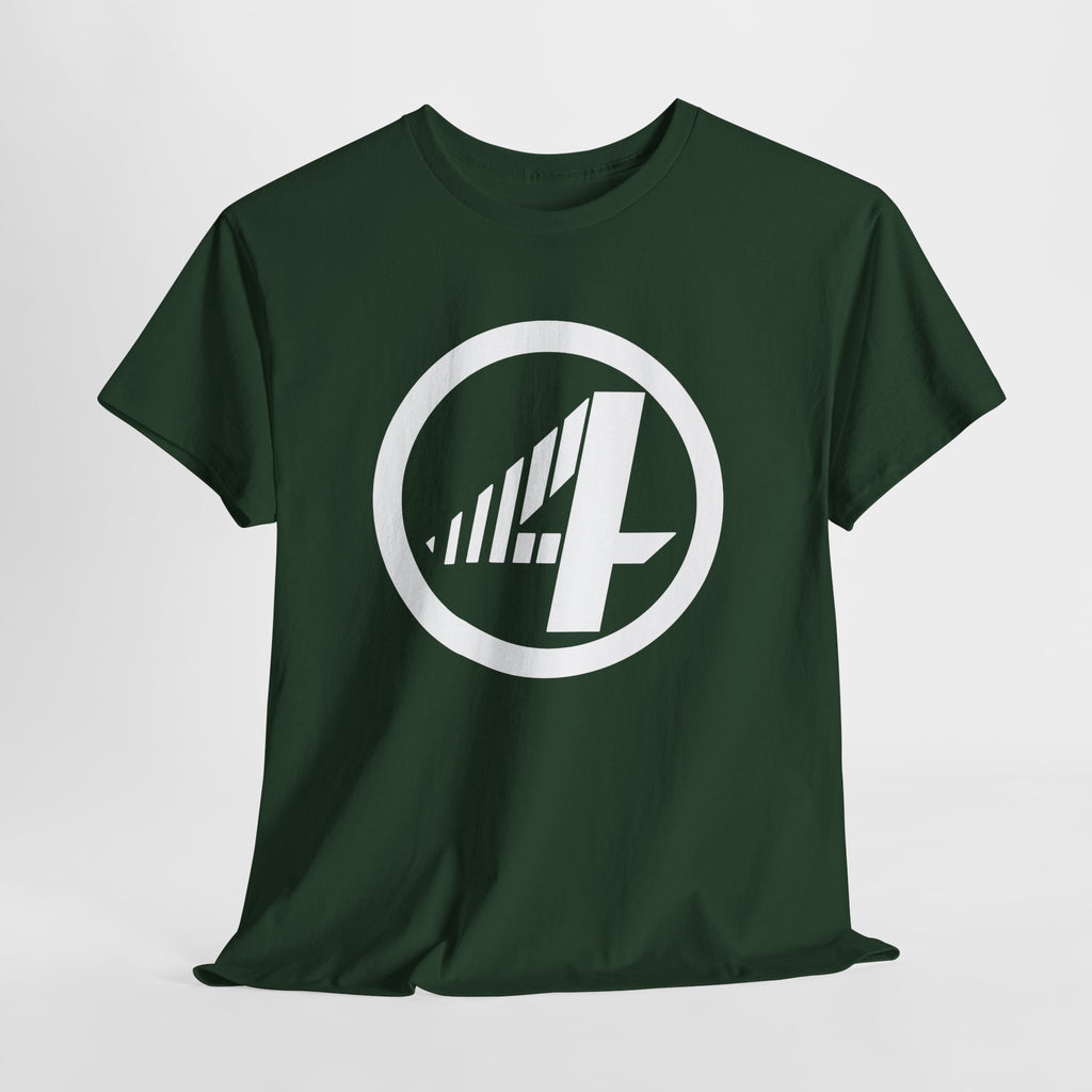 Fantastic Four Retro Logo T-Shirt — Minimalist Vintage Superhero Tee