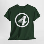 Fantastic Four Retro Logo T-Shirt — Minimalist Vintage Superhero Tee