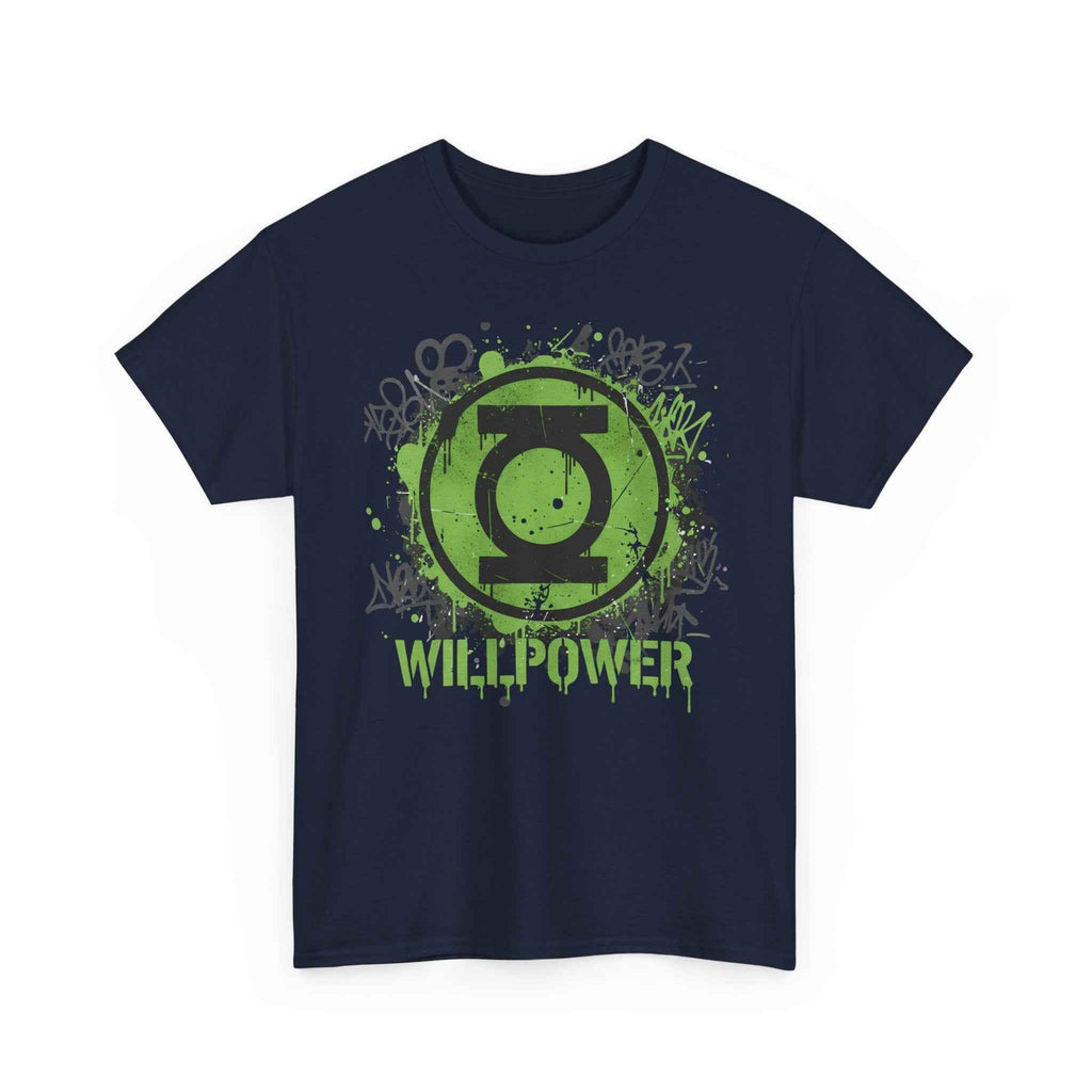 Green Lantern Willpower Graffiti Splatter Unisex T-shirt