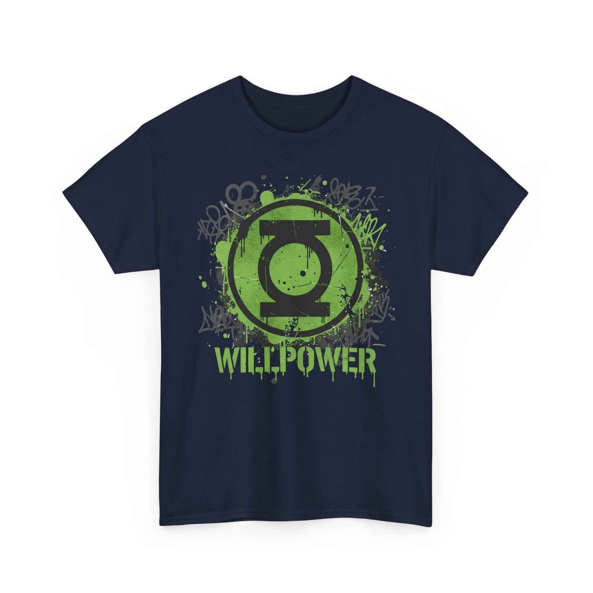 Green Lantern Willpower Graffiti Splatter Unisex T-shirt