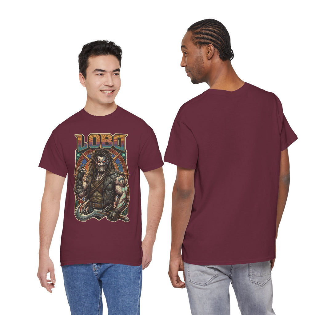 Lobo Warrior Graphic Tee – Jason Momoa’s DCU Czarnian Bounty Hunter T‑Shirt