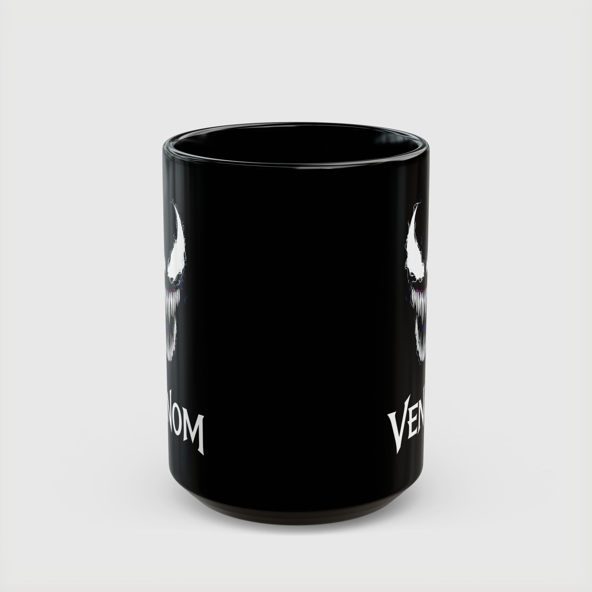 Eddie Brock Venom Symbiote Scream Black Coffee Mug - Drkheroz