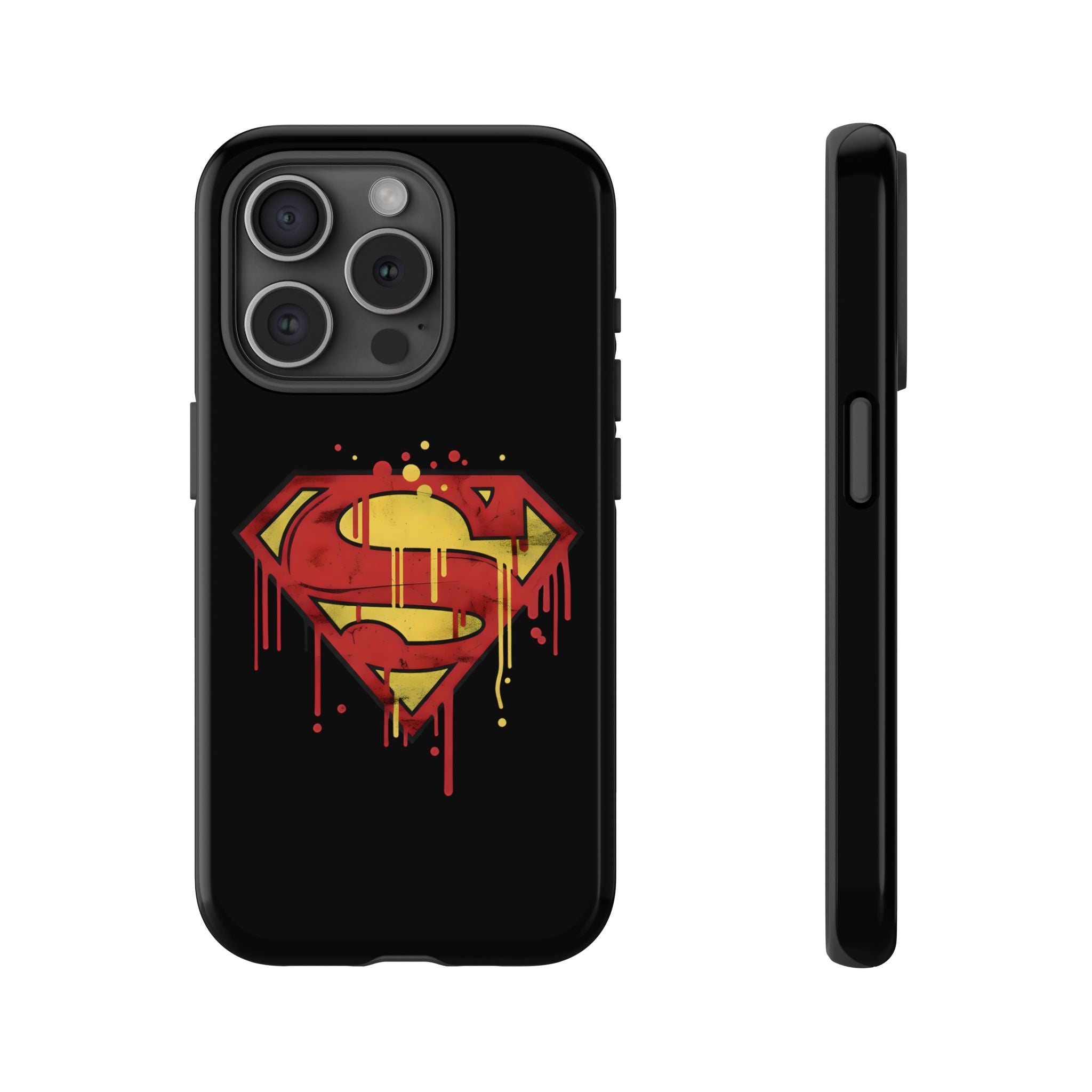 Superman Graphiti Hard iPhone Case - Drkheroz