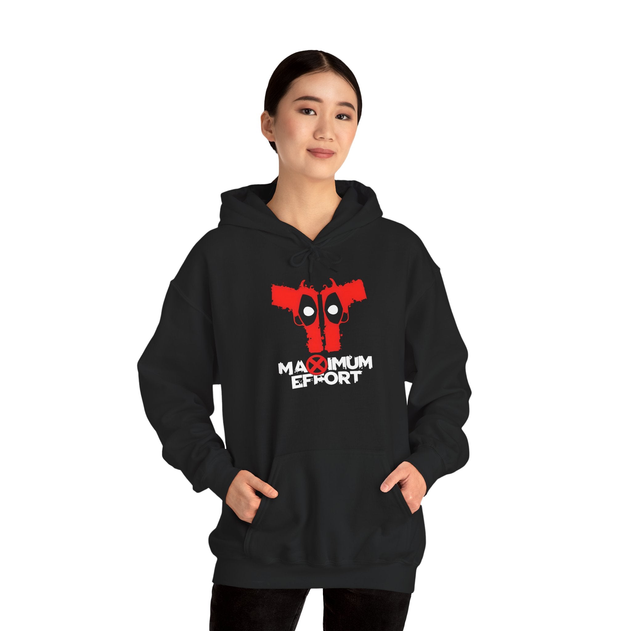 Deadpool "Maximum Effort" Hoodie — Marvel-Inspired Graphic Pullover