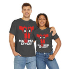 Deadpool "Maximum Effort" Gun Eyes Unisex Graphic Tee
