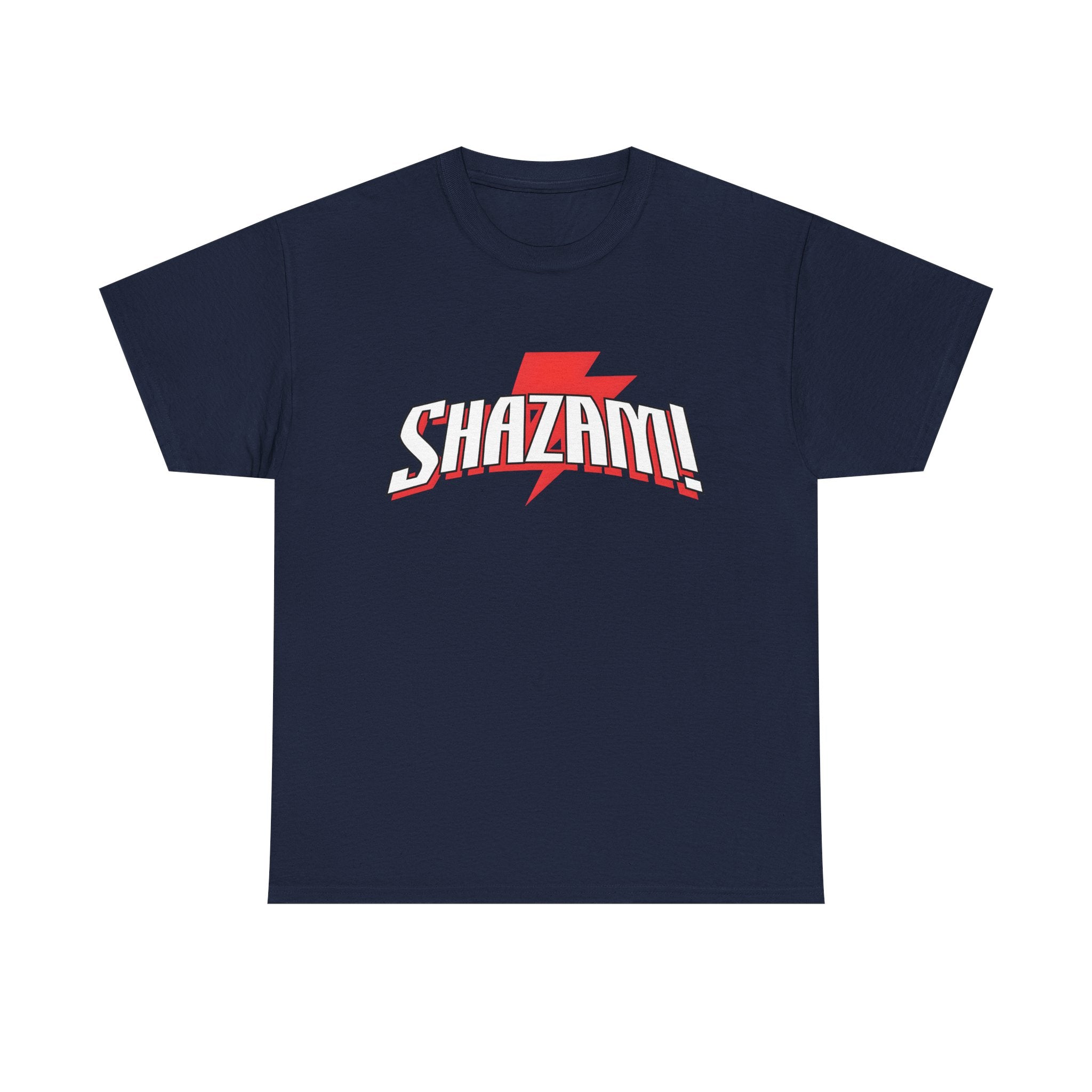 Shazam! Lightning Logo T-Shirt — Retro Comic Superhero Tee