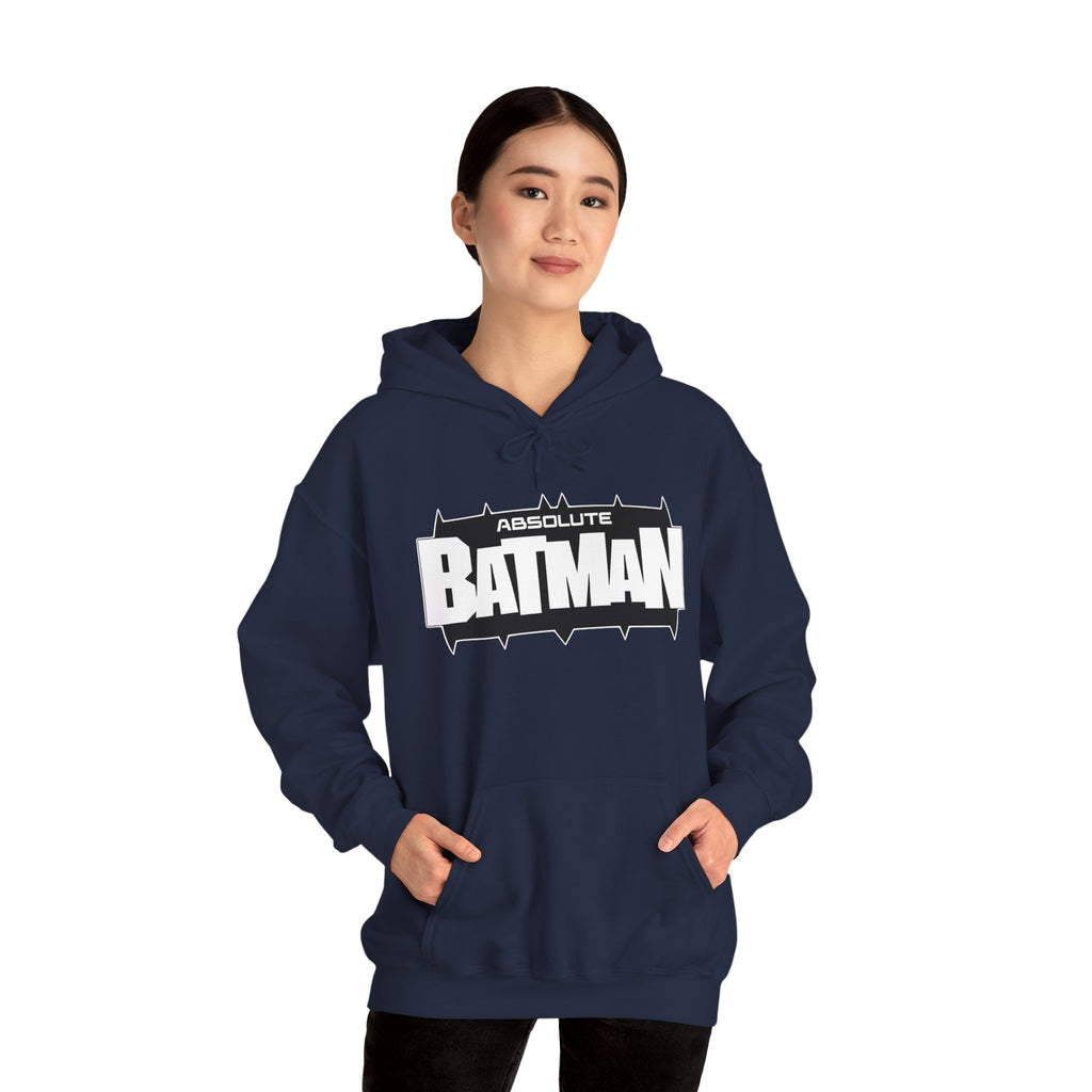 Absolute Batman Logo Unisex Hoodie – Gotham Knight Heavy Bat Graphic Hoodie