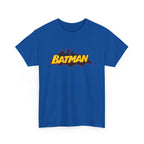 Batman  DC Comics inspired Logo T‑Shirt — Retro Yellow & Red Batman Emblem Tee