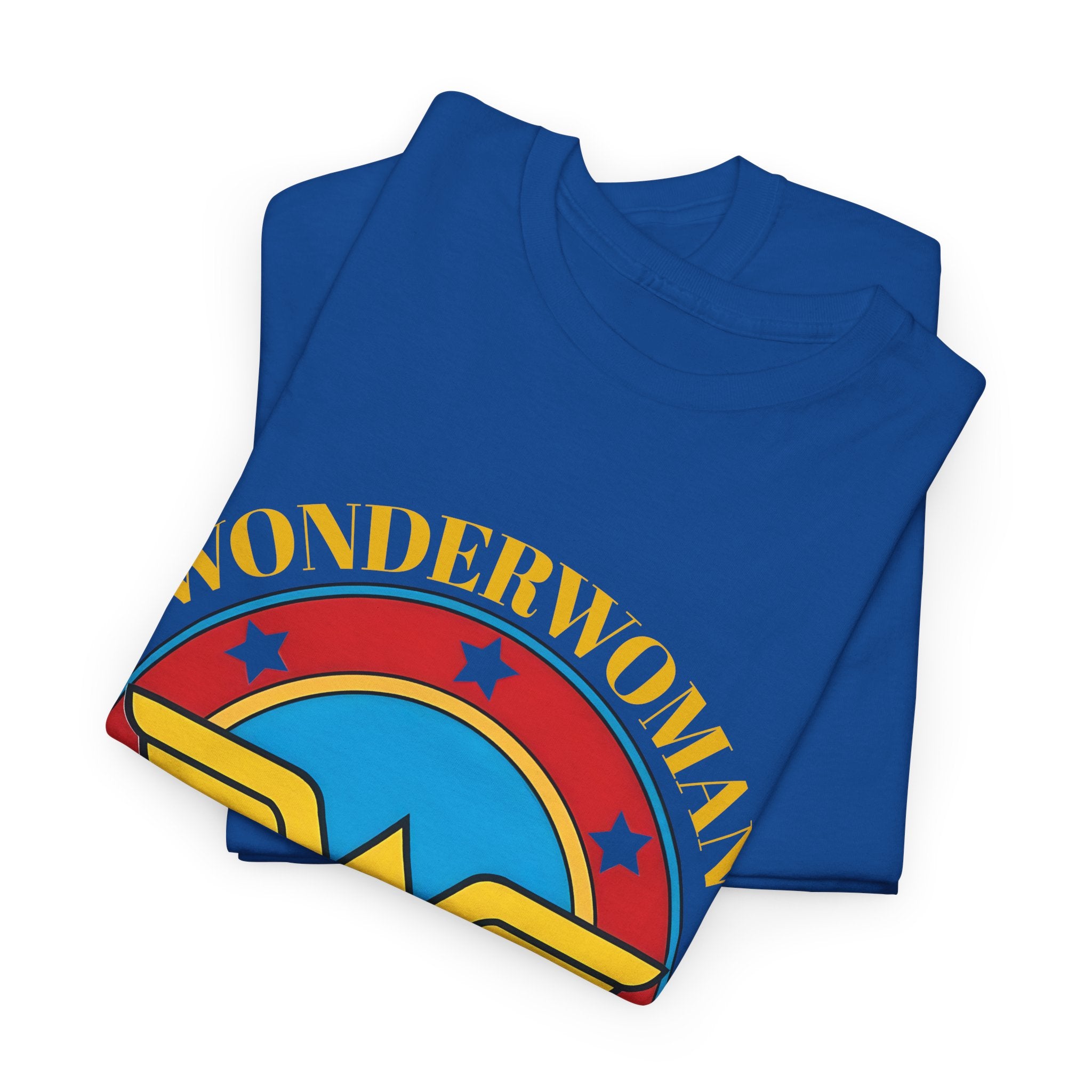 Wonder Woman Retro Logo Unisex T-Shirt - Classic DC Justice League Amazon Warrior Emblem Shirt