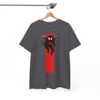 Marvel Miles Morales Spider-Man T-Shirt – Red Vertical Stripe Design | Premium Superhero Tee for Fans