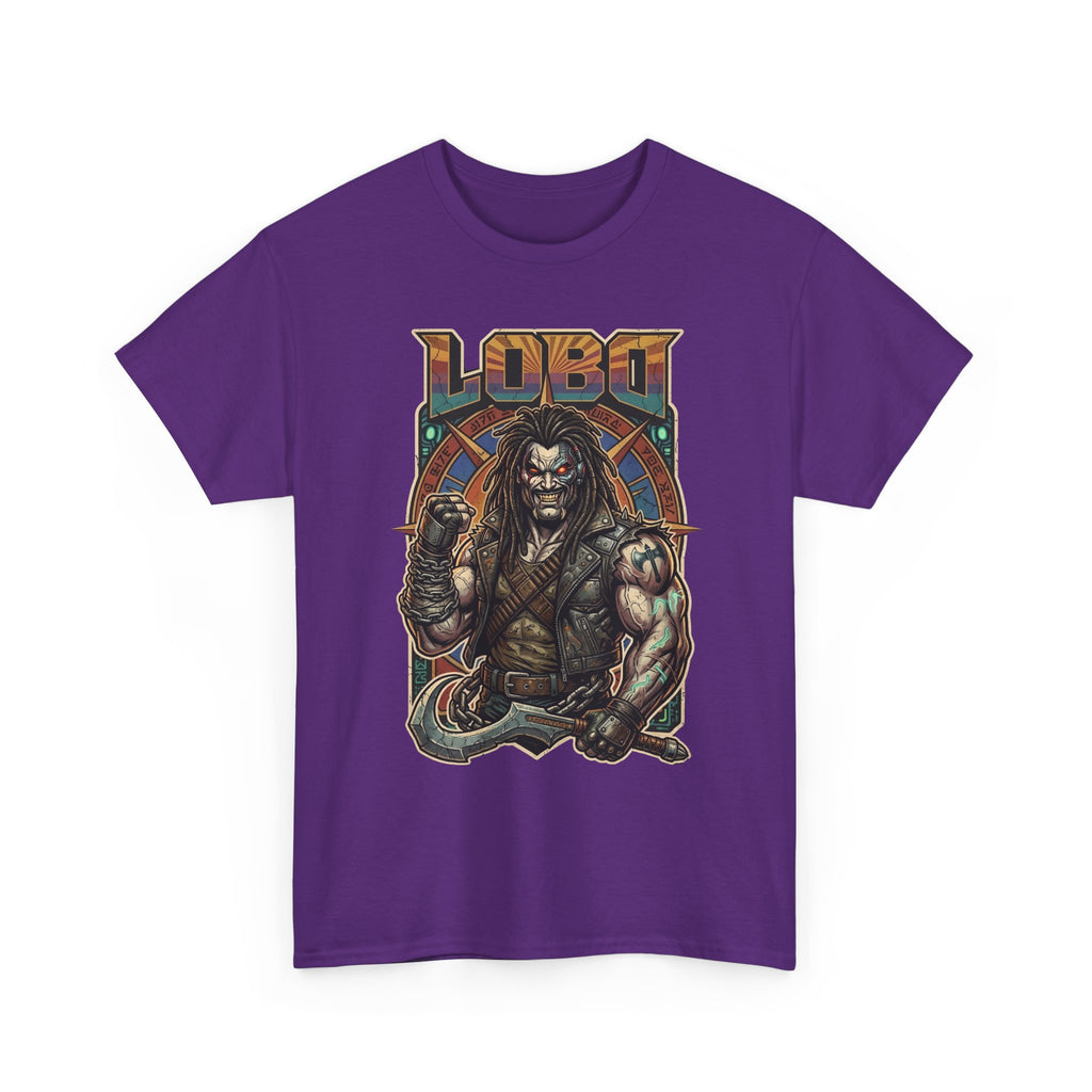 Lobo Warrior Graphic Tee – Jason Momoa’s DCU Czarnian Bounty Hunter T‑Shirt
