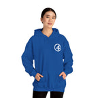 Fantastic Four Retro Logo Hoodie — Minimalist Vintage Comic Pullover