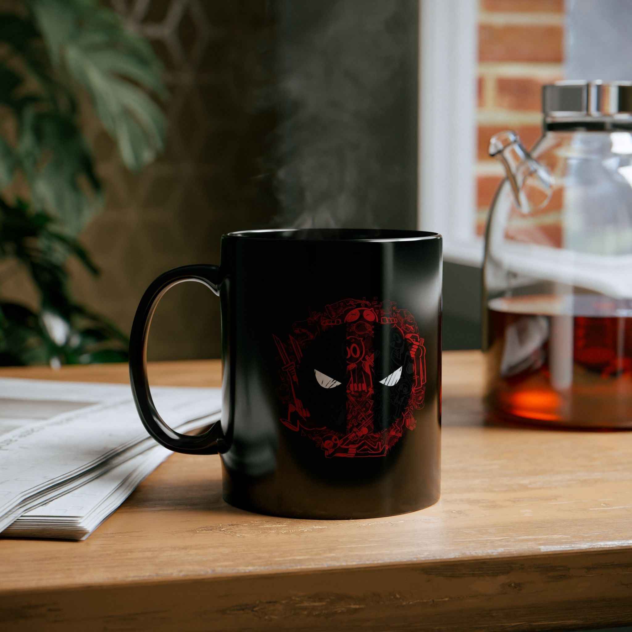 Wade Wilson Deadpool Symbol Ceramic Mug