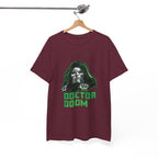 Doctor Doom Retro Green Villain Portrait T-Shirt — Avengers Graphic Tee