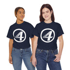 Fantastic Four Retro Logo T-Shirt — Minimalist Vintage Superhero Tee