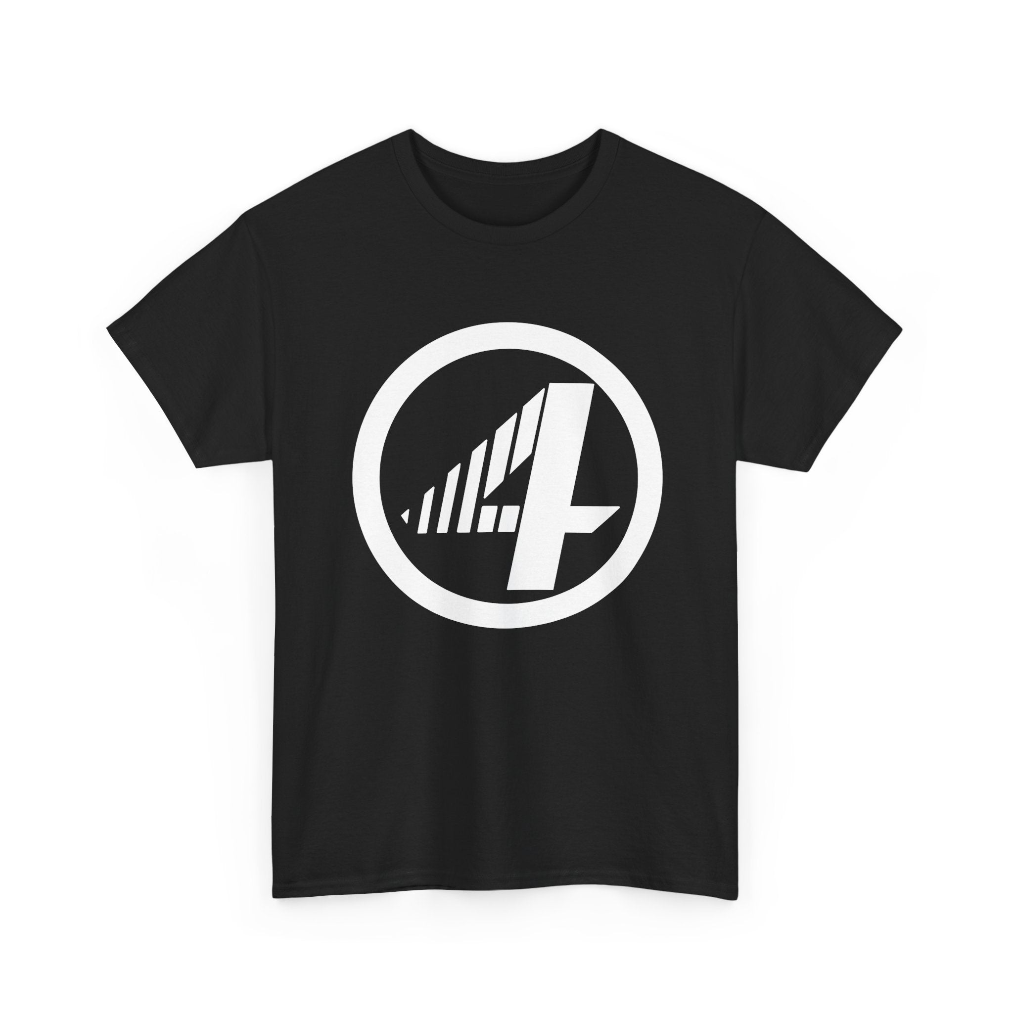 Fantastic Four Retro Logo T-Shirt — Minimalist Vintage Superhero Tee