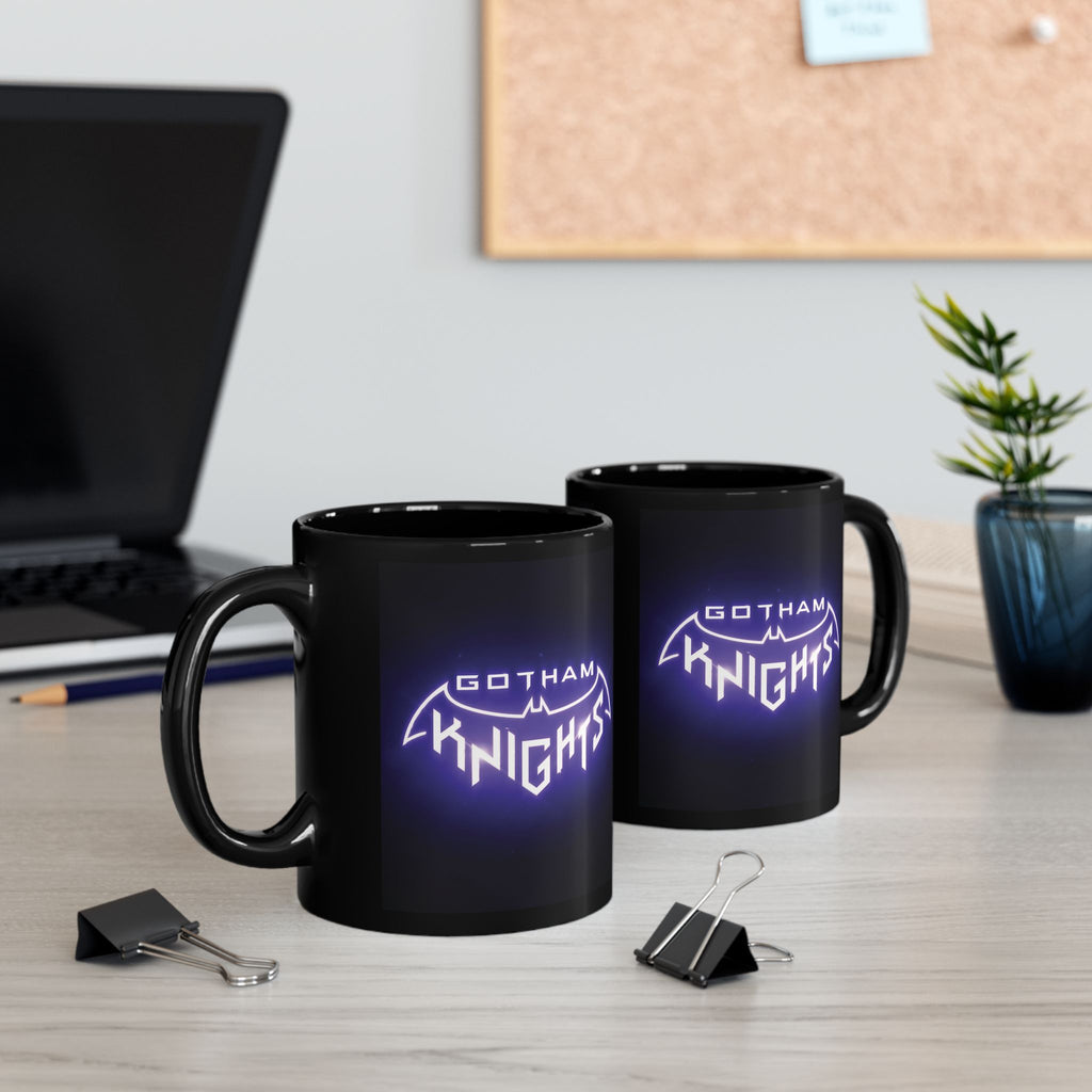 Gotham Knights & Heroes Black Morning Coffee Mug (11oz/15oz)