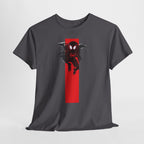 Marvel Miles Morales Spider-Man T-Shirt – Red Vertical Stripe Design | Premium Superhero Tee for Fans