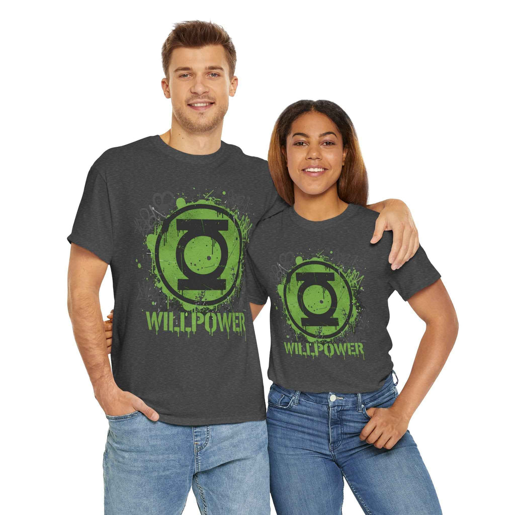 Green Lantern Willpower Graffiti Splatter Unisex T-shirt