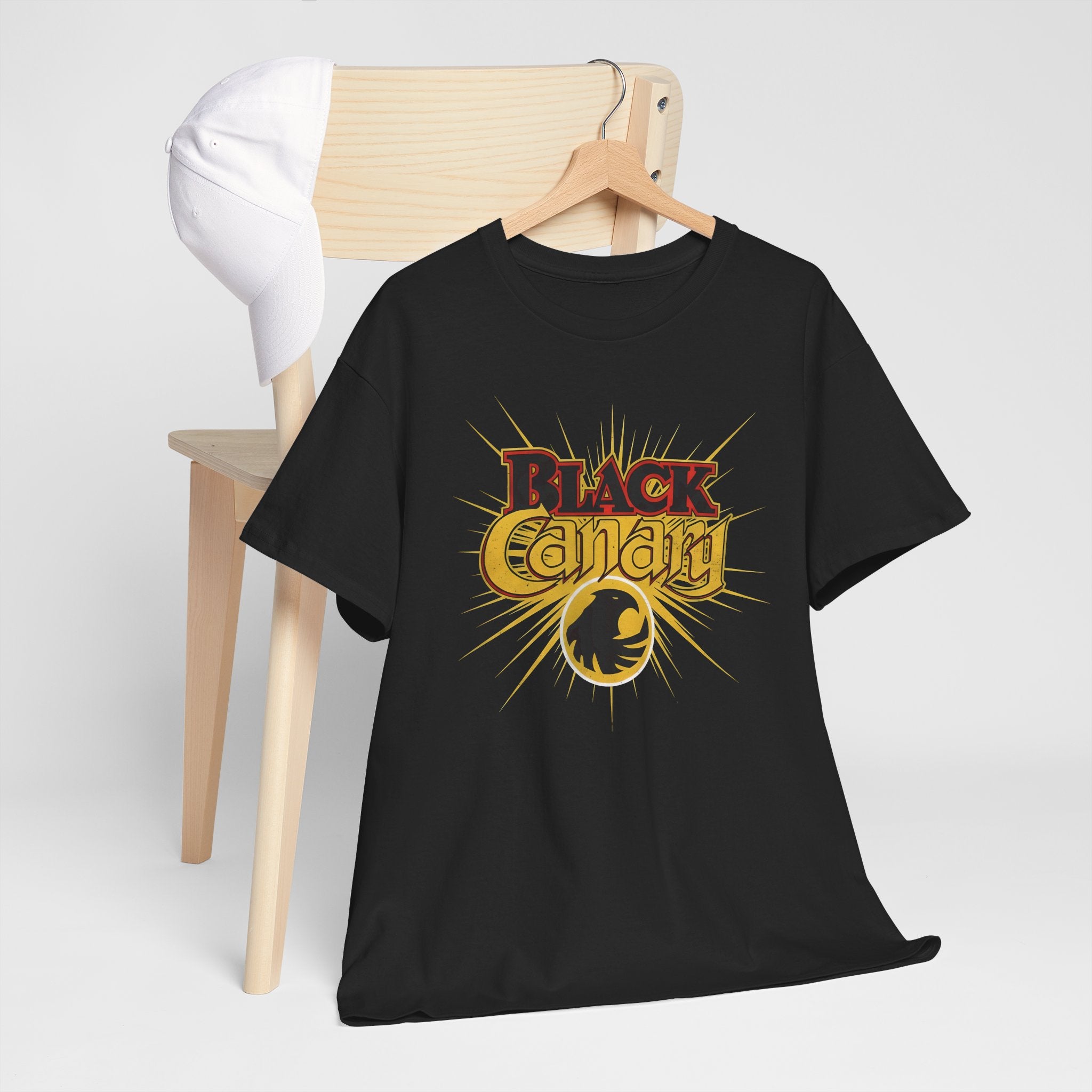 Black Canary Logo T-Shirt — Dinah Lance Justice Society of America Tee