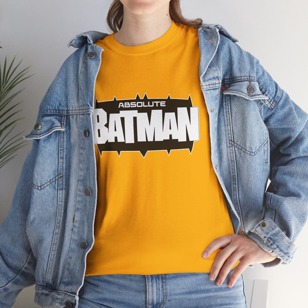 Absolute Batman Logo Unisex T-Shirt – DC Absolute Universe Gotham Knight Heavy Bat Graphic Tee