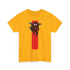 Marvel Miles Morales Spider-Man T-Shirt – Red Vertical Stripe Design | Premium Superhero Tee for Fans