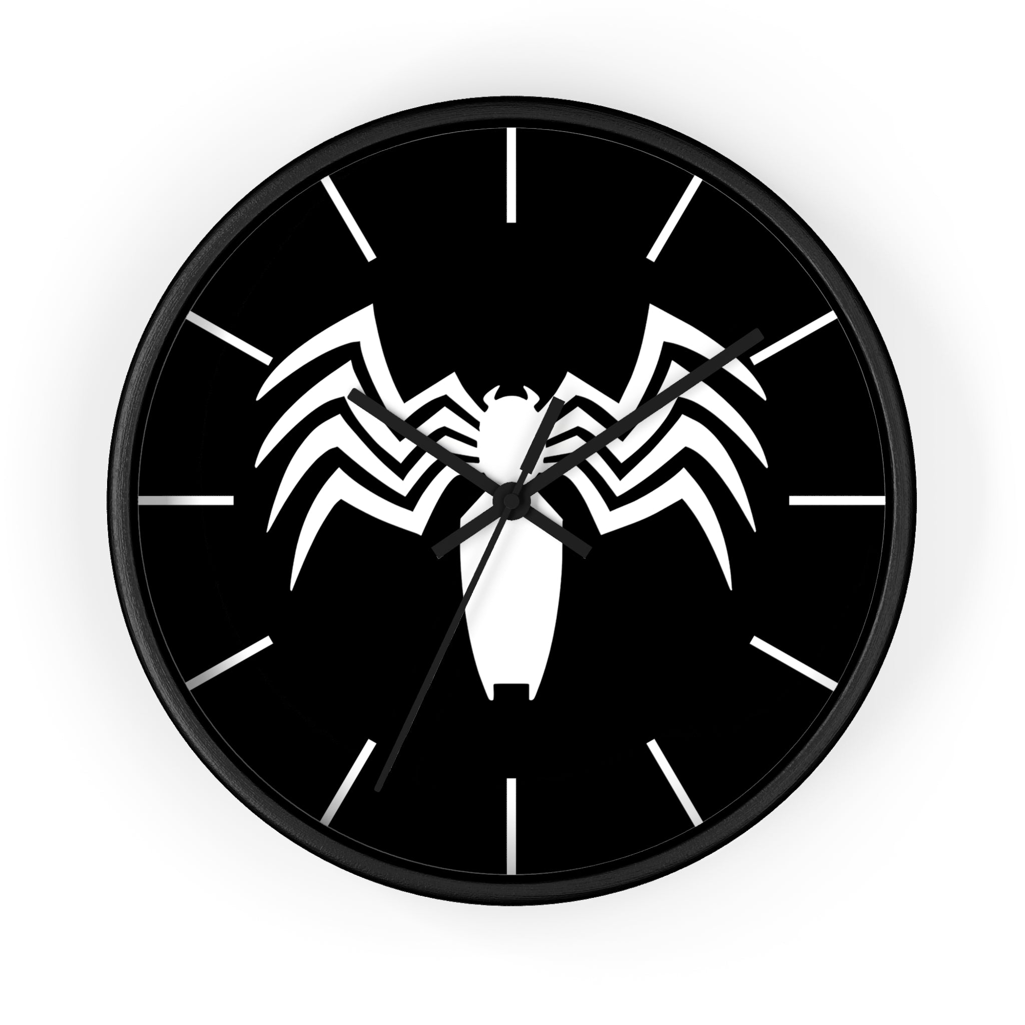 Venom Logo Wall Clock — Eddie Brock Villain Home Decor