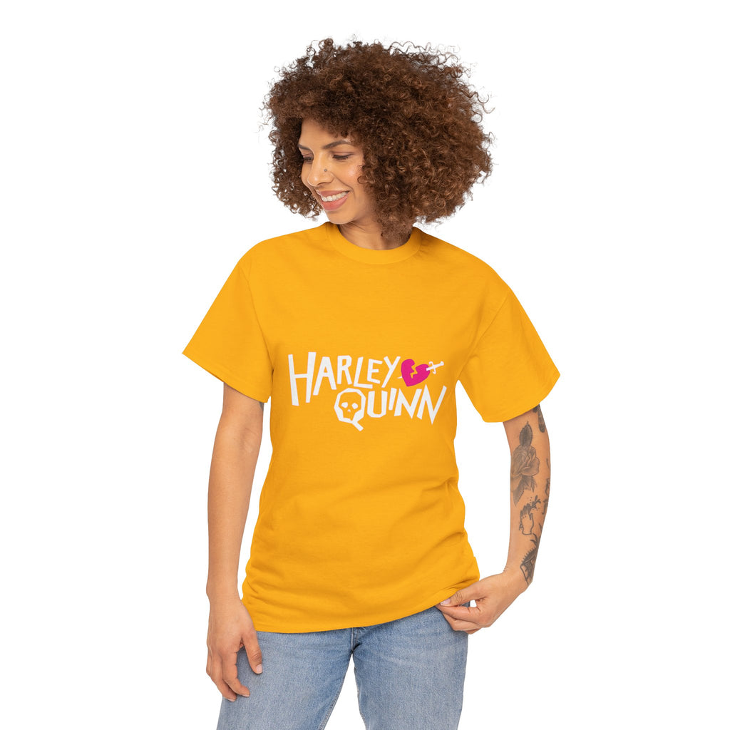 Harley Quinn Skull Heart Shirt – DC Comics Villain Graphic Tee