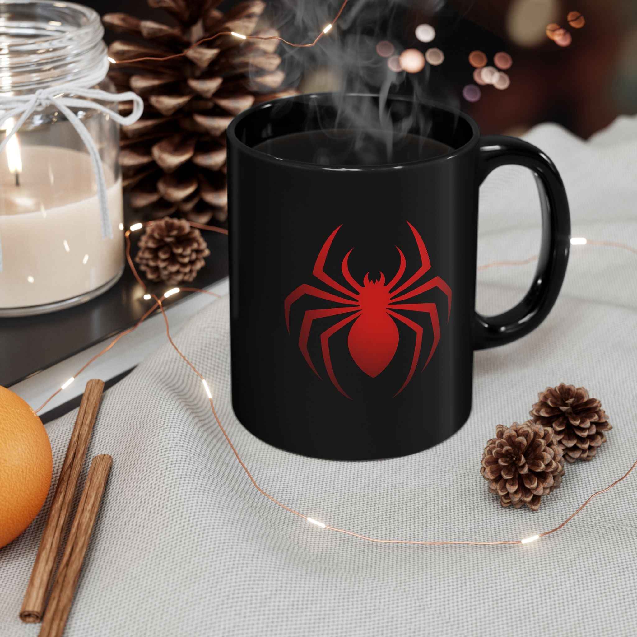 Red Spiderman Stealth Logo Coffee Mug