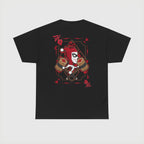 Harlequin Heart Tee — Joker-Inspired Playing Card Graphic T-Shirt
