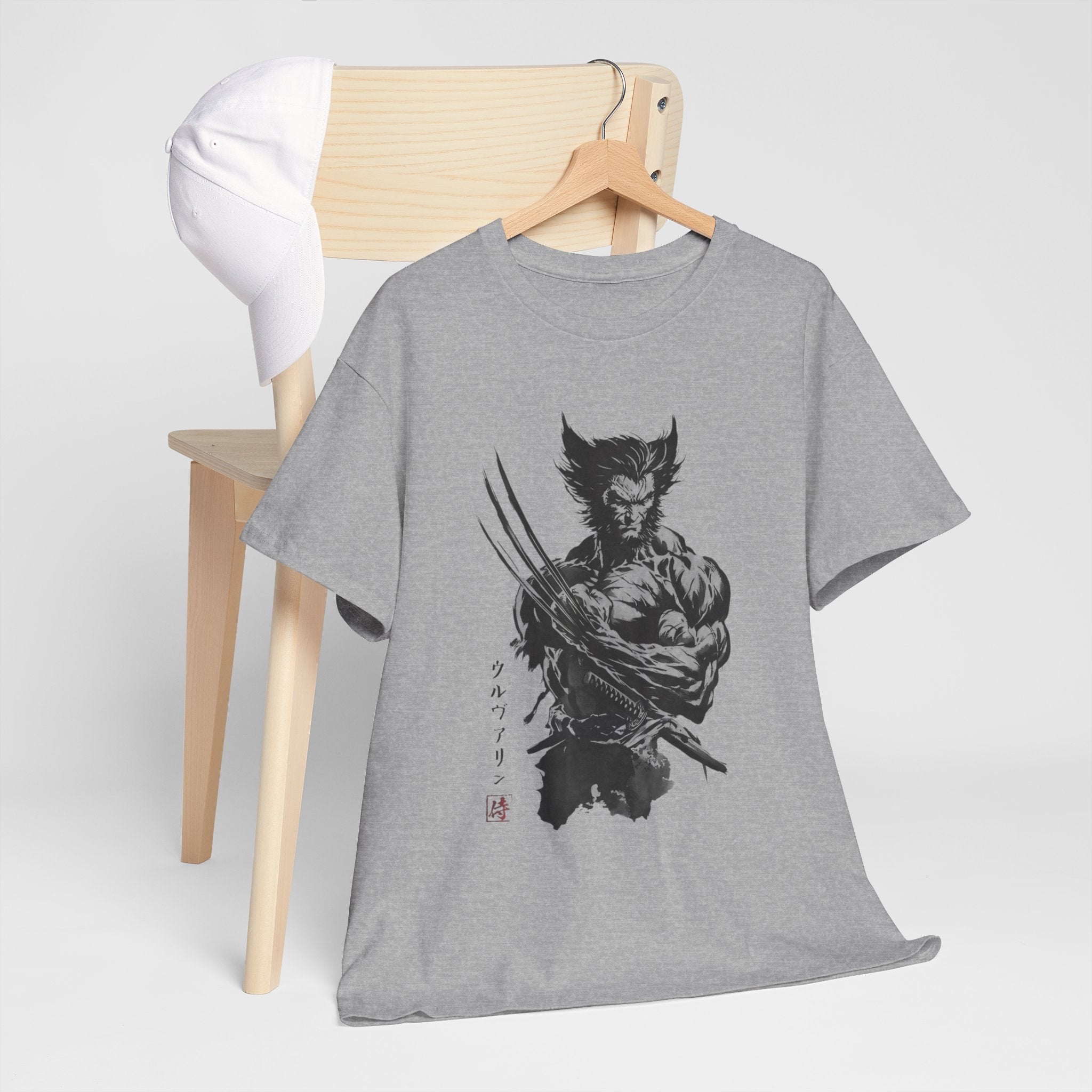 Wolverine Samurai T-Shirt – Marvel Inspired Japanese Style Unisex Tee