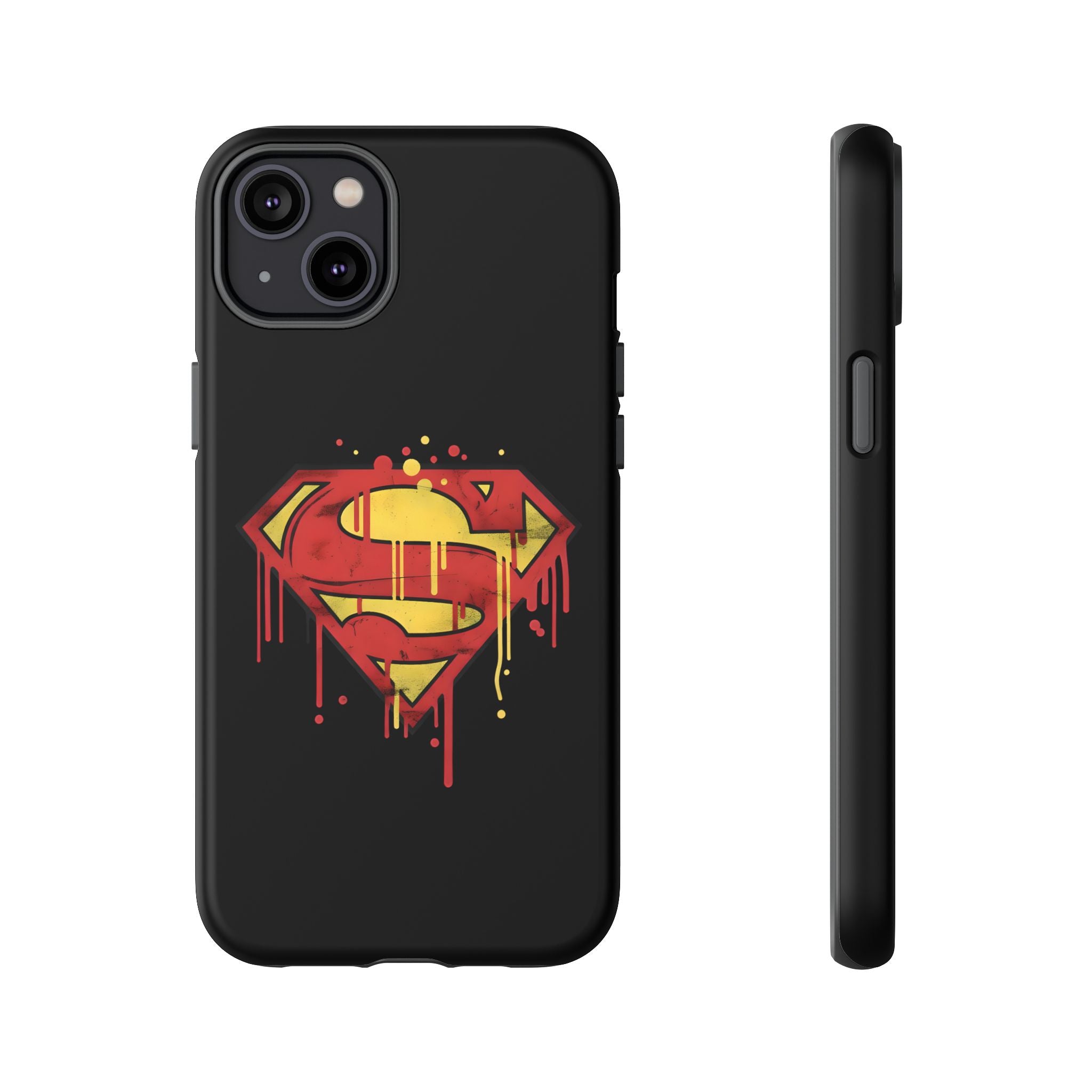 Superman Graphiti Hard iPhone Case - Drkheroz