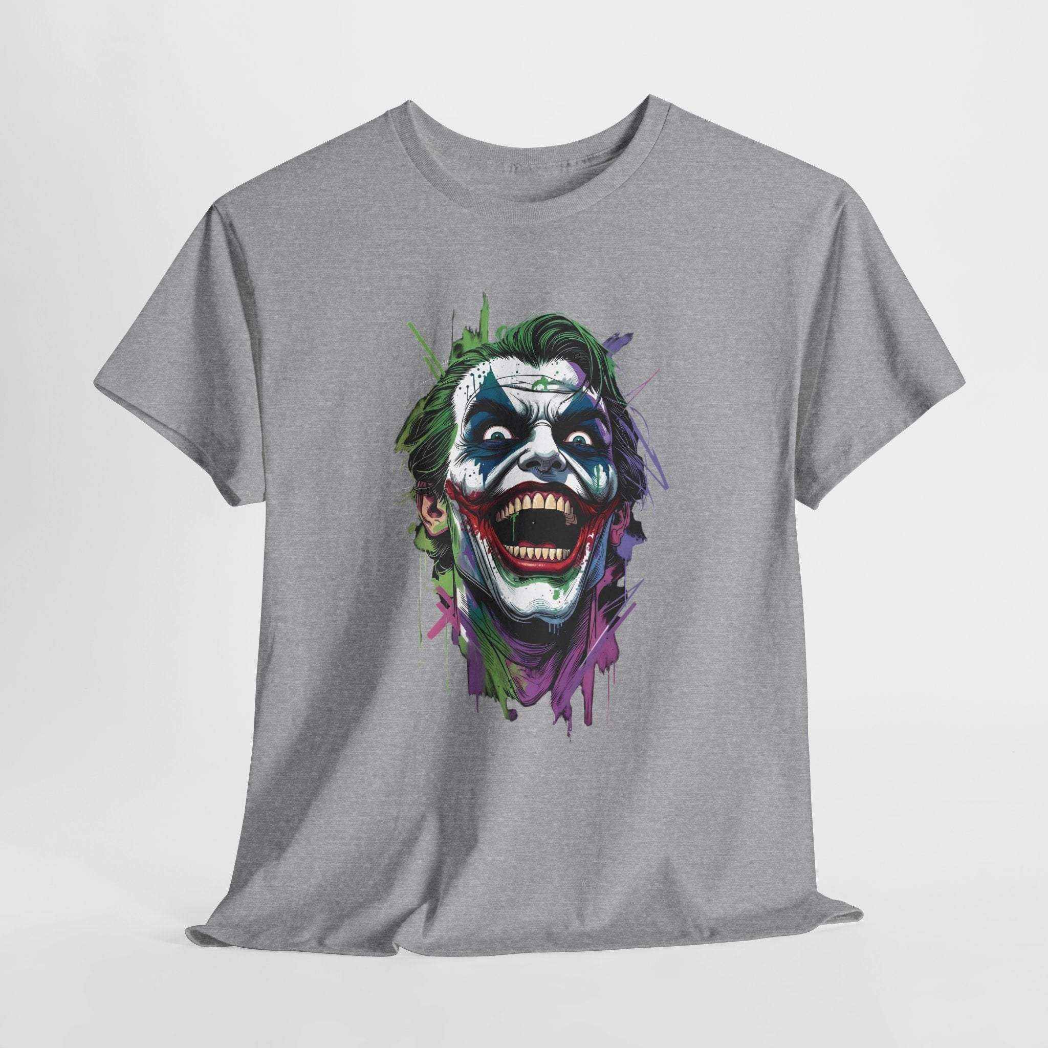 The Joker Streetwear Unisex Graphic Tee - Vintage DC Comics Joker Laugh T-Shirt