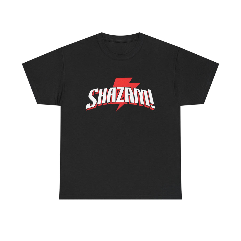 Shazam! Lightning Logo T-Shirt — Retro Comic Superhero Tee