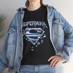 Man of Steel Metallic Logo T-Shirt — Shattered Chrome Superman Unisex Tee