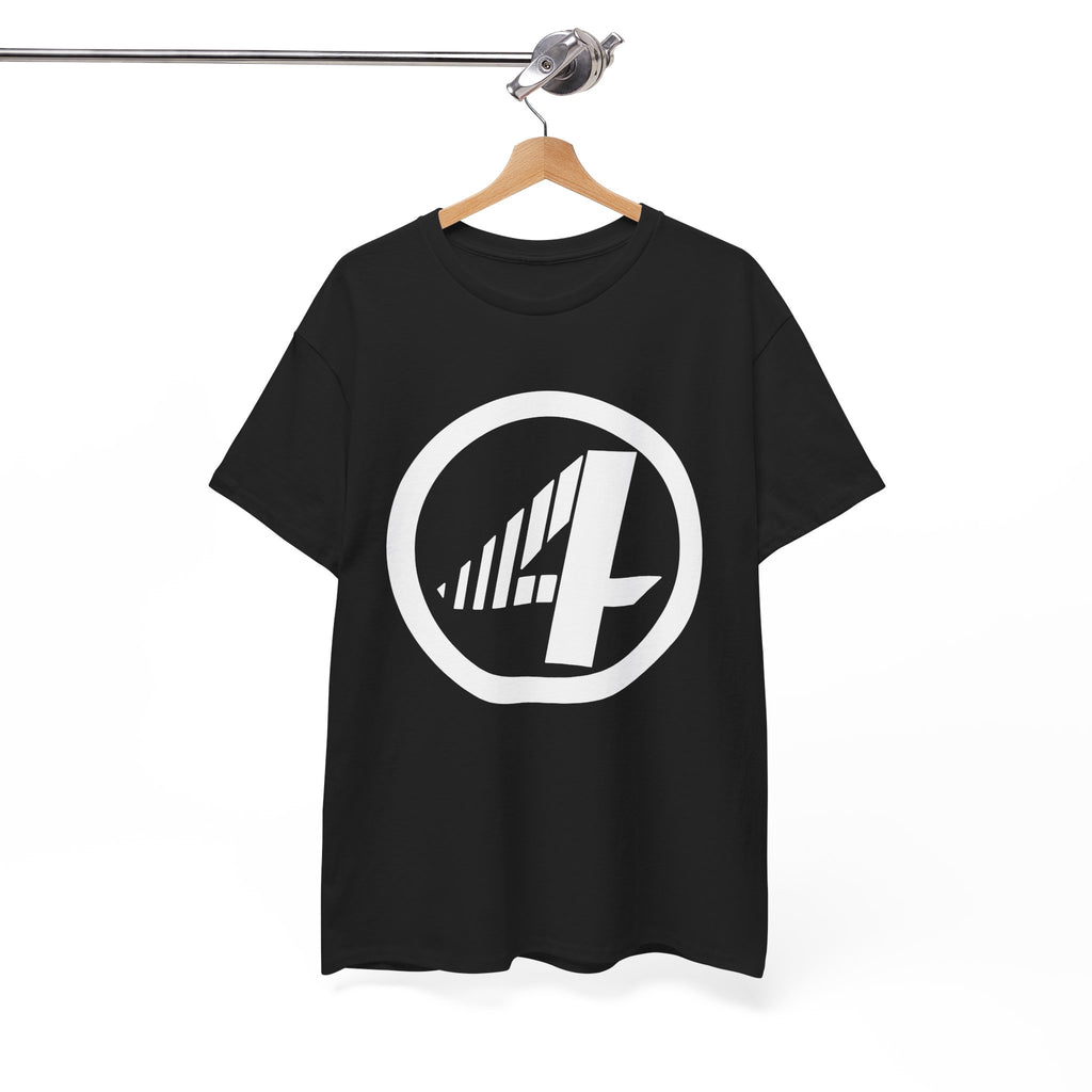 Fantastic Four Retro Logo T-Shirt — Minimalist Vintage Superhero Tee