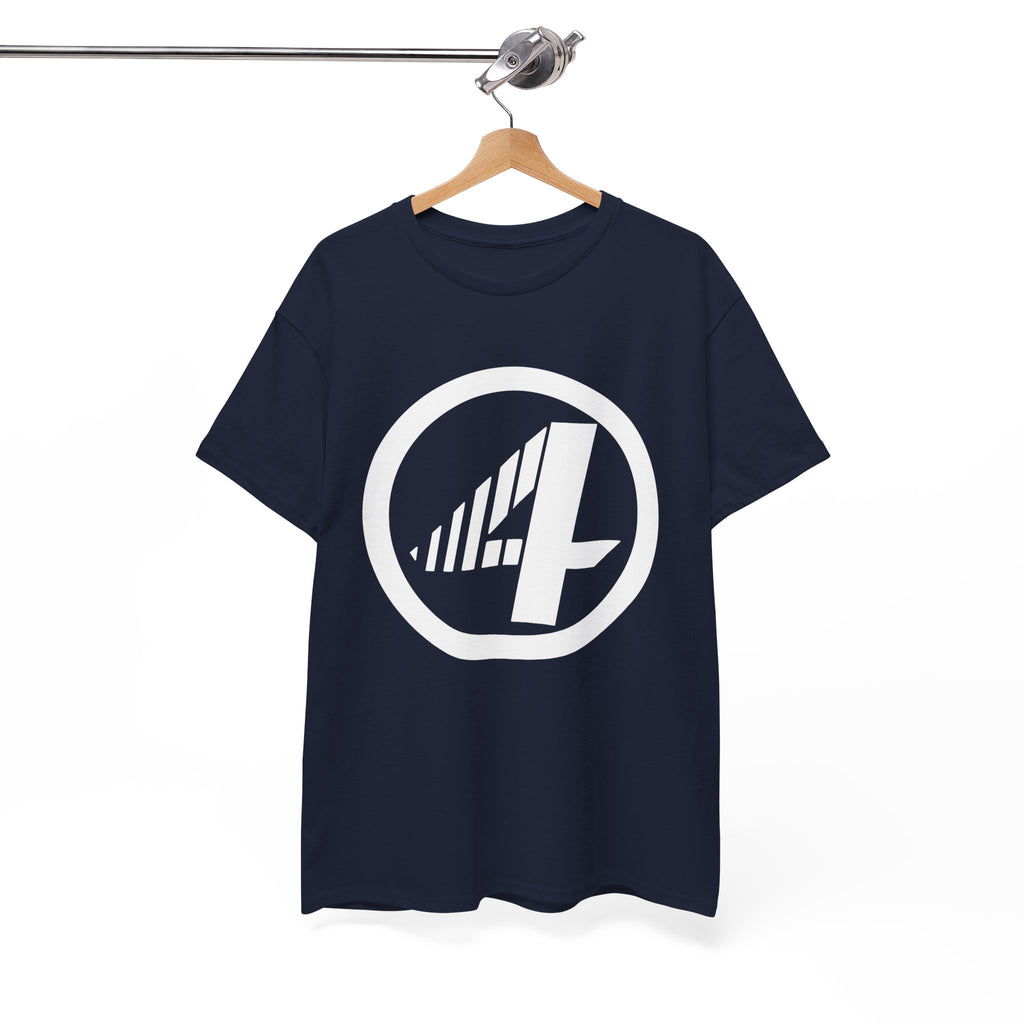 Fantastic Four Retro Logo T-Shirt — Minimalist Vintage Superhero Tee