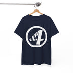 Fantastic Four Retro Logo T-Shirt — Minimalist Vintage Superhero Tee