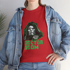 Doctor Doom Retro Green Villain Portrait T-Shirt — Avengers Graphic Tee