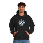 Iron Man Arc Reactor Hoodie — Glowing Iron Man Chest Emblem