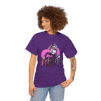 Catwoman Neon Heart Retro Comic T-Shirt — Catwoman Anti-Hero Tee