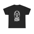 Dark Inside Skull Graphic T-Shirt — Gothic Halloween Alternative Tee